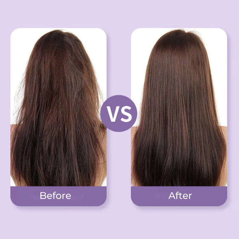 Peina & Brilla™ – Pack 2 Cepillos Alisadores Portátiles Antifrizz con brillo de salón