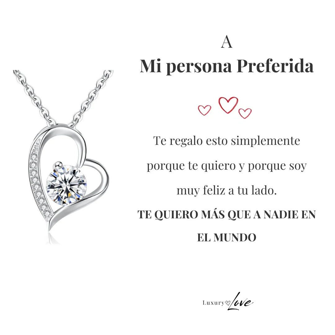 Collar Amor-Eterno® (con nota especial a escoger) (OFERTA 2X1)