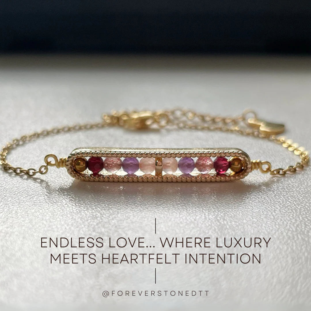 Pulsera Love Attraction™ Amuleto de amor infinito bañado en 18K (2x1 Limitado)