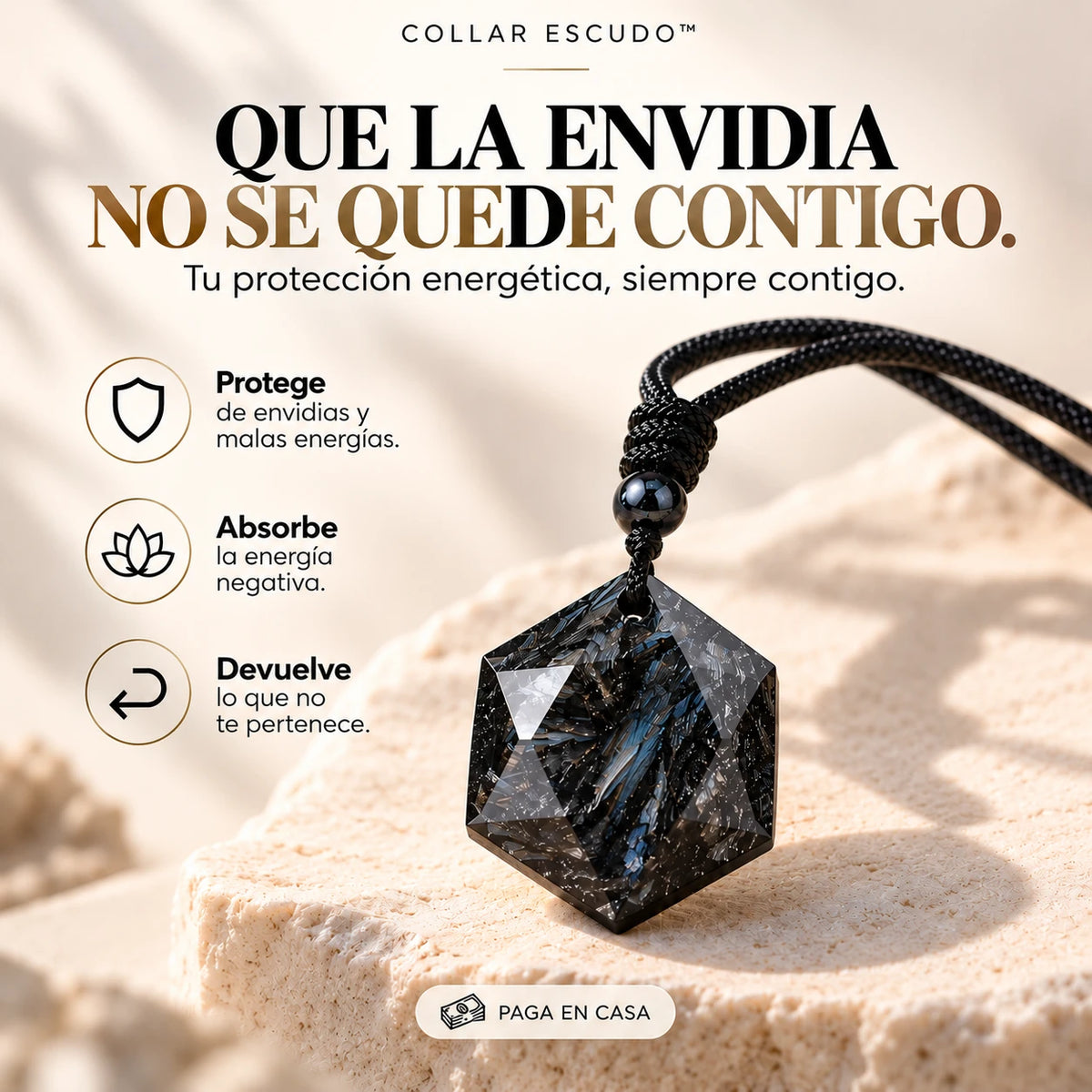 Collar Escudo™ - Que la envidia no se quede contigo