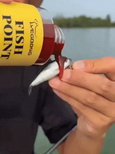 Fish Point aplicado sobre el señuelo