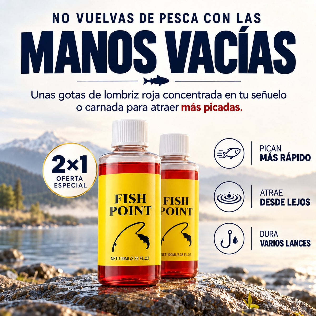 FISH POINT™ atrayente de peces 2x1