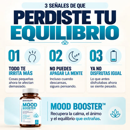 Mood Booster™ 3 señales de que perdiste tu equilibrio